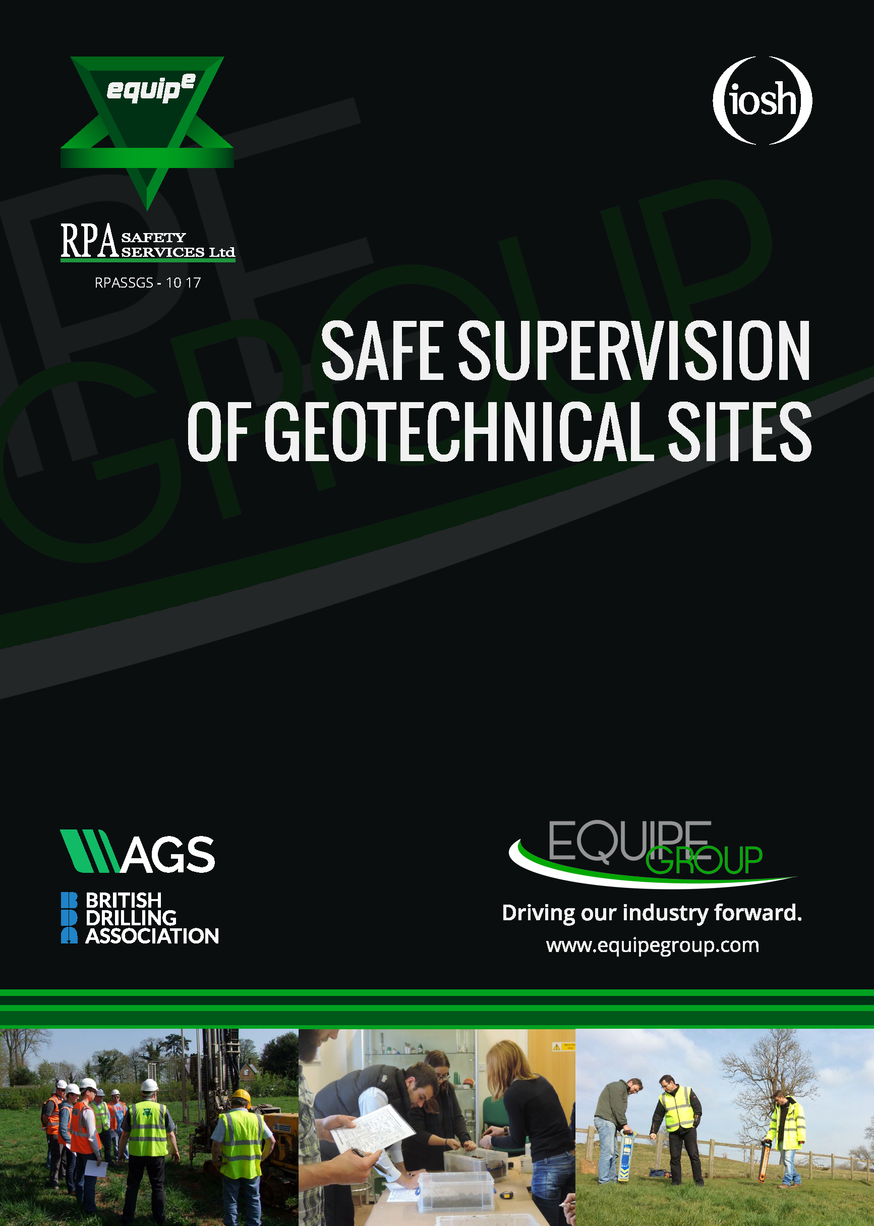 IOSH Safe Supervision of Geotechnical Sites Course Booklet